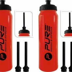Hete verkoop ⌛ Pure2Improve P2I - 2 Stuks - Sportbidons - Inclusief - 2 Siliconen Drink Tuiten - Bidon - Sportbidon - Sinterklaas - Cadeau ????
