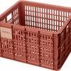Korting ???? Basil Fietskrat M - Medium - 29.5 Liter - Rood ????
