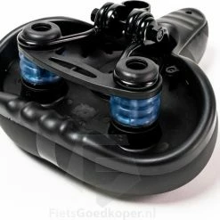 Coupon ???? Voltano Pro Gel Fietszadel Met Uitsparing Zwart Unisex - Inclusief Zadelstrop - Ergonomisch Gevormd - Elastomeer Vering ???? -bike shop 550x471 6