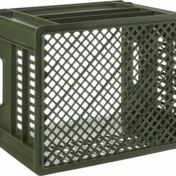 Goedkoopste ???? Fastrider Fietskrat Groot - Legergroen - 34L ???? -bike shop 550x472