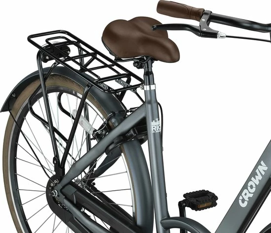 Korting ???? Crown Rio Damesfiets 28 Inch 53cm Gray ???? 7 Korting ???? Crown Rio Damesfiets 28 Inch 53cm Gray ???? - Afbeelding 5