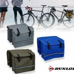 Aanbiedingen ⭐ Dunlop Dubbele Fietstas - Bruin - 26 Liter ???? -bike shop 550x475 4