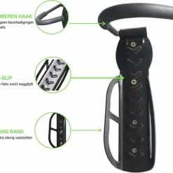 Aanbiedingen ???? Merkloos Fiets Ophangsysteem -fietshaak- Muurbeugel Fiets- Ophangbeugel Fiets-Fietsbeugel Muur- Geschikt Voor Mountainbikes En Racefietsen- Max 30 Kg- Incl. Montagemateriaal Met Potlood- Geschikt Voor Stevige/gladde Muur ???? -bike shop 550x481