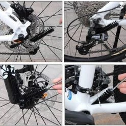 Aanbiedingen ???? Qbike 8 Stuks Professionele Onderhoud Schoonmaak Set Voor Fietsen - Mountainbikes - Kettingreiniger Gereedschap - Bandenborstel - Remschijf Reiniger - Fiets Reinigen - Ketting Schoonmaak Set - Fietsreinigingsset - Borstel Voor Fietsketting ???? -bike shop 550x481 3