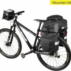 Coupon ???? Fietstassen Dubbel 65L Waterdichte Tas Bagagedrager Fiets Rugzak Regenhoes UPGRADE Zwart - RHINOWALK - 3 In 1 Multifunctionele Fietstas ???? -bike shop 550x482 6