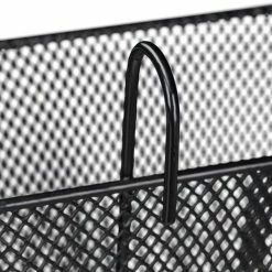 Begroting ???? Relaxdays Fietsmand Stuur - Fietsmandje Met Haken - Fiets Mand Voorop - Klein - Metaal - Zwart ???? -bike shop 550x490 2