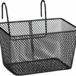 Begroting ???? Relaxdays Fietsmand Stuur - Fietsmandje Met Haken - Fiets Mand Voorop - Klein - Metaal - Zwart ???? -bike shop 550x492 4