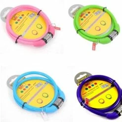 Beste Pirce ???? Stahlex 10mm / 65cm Kabelslot Schlechts 110g Met 4-stellig Cijferslot | Het Eerste Fietsslot Voor Uw Kind | Roze ????