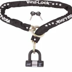 Coupon ???? VINZ Kungur ART 3 Kettingslot 150 Cm / Fietsslot / Scooterslot / Motorslot / Schijfremslot ????