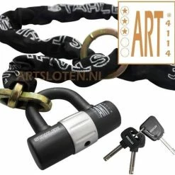 Korting ???? Stahlex Kettingslot 302 Art*** 10 X 1400 Mm Zwart ???? -bike shop 550x513 2