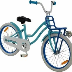 Hete verkoop ???? 2Cycle Lady Kinderfiets - 20 Inch - Voordrager - Blauw - Meisjesfiets ????