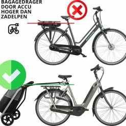Begroting ???? Shoppingcruiser 2 In 1 Boodschappentrolley Voor Achter De Fiets - Fietskar - Robuuste Boodschappenwagen - Allround Bagagekar ???? -bike shop 550x519 2