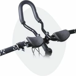 Kopen ???? Voltano Verstelbaar Ligstuur Afgerond - Zwart - Aluminium - Opzetstuur / Tijdritstuur - 22,4 / 25,4 ????