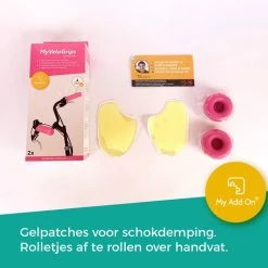 Beste Verkoop ???? MyAddOn MyVeloGrips Ergonomische Handvatovertrek Voor Fietsgrepen Van Silicone Tegen Slapende Handen Tijdens Het Fietsen, Handvatovertrek Voor Alle Fietsengrepen, Handvathoes 2st. Geel 21x6,5x9cm ???? -bike shop 550x526 3