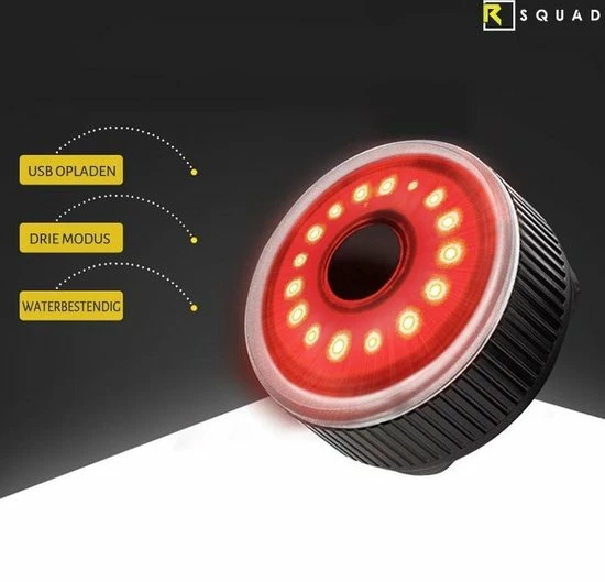 Beste Pirce ⭐ RSQUAD - Fietsverlichting USB Oplaadbaar - LED Achterlicht - Fietslicht - Rugzak LED Verlichting - Rond Achterlicht - Inclusief USB Kabel ???? 6 Beste Pirce ⭐ RSQUAD - Fietsverlichting USB Oplaadbaar - LED Achterlicht - Fietslicht - Rugzak LED Verlichting - Rond Achterlicht - Inclusief USB Kabel ???? - Afbeelding 4