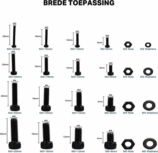 Beste Verkoop ???? Fastwork® Bouten En Moeren Assortiment Kit - Bouten En Moeren Assortiment Kit Met Opslag Doos - Gereedschaps Kit - Hoge Kwaliteit - Brede Toepassing ???? 5 Beste Verkoop ???? Fastwork® Bouten En Moeren Assortiment Kit - Bouten En Moeren Assortiment Kit Met Opslag Doos - Gereedschaps Kit - Hoge Kwaliteit - Brede Toepassing ???? - Afbeelding 3