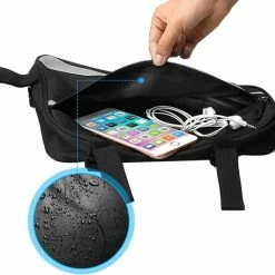 Beste Pirce ✔️ Merkloos Fiets Frame Tas - Driehoek Opbergtas - Frametas Racefiets - Fietstas Stuur / Zadel - Wielrennen - Fietsframe Opbergtas - Waterproof ???? -bike shop 550x531