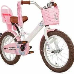 Kopen ???? Supersuper Little Miss - Kinderfiets - Meisjesfiets - 16 Inch - Wit ???? -bike shop 550x531 4