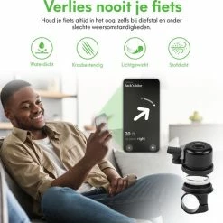 Beste Pirce ✨ Fubzz Airtag Bike Mount/Bel Compatibel Met Apple AirTag Fietsmontage Fietsbel Antidiefstal Tracering Zwart Montagegereedschap Fiets AppleAirtag AirTag Fiets ???? -bike shop 550x533 1