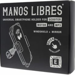 Beste Verkoop ???? MANOS LIBRES - MODEL E PRO | TELEFOONHOUDER SCOOTER, MOTOR, FIETS | WINDSCHERM | UNIVERSEEL | ZWART | PIAGGO | VESPA | ZIP ???? -bike shop 550x536 10