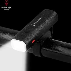 Korting ???? Pro Sport Lights Fietsverlichting LED Micro USB Oplaadbaar - Voorlicht - 400 Lumen ???? -bike shop 550x539 4