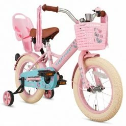 Goedkoopste ???? Supersuper Little Miss - Kinderfiets - Meisjesfiets - 14 Inch - Roze ???? -bike shop 550x539 6
