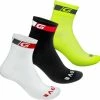 Aanbiedingen ✨ GripGrab GripGrab Tricolore Regular Cut 3PACK - Zwart/Wit/Fluo Geel - Unisex - Maat L ???? -bike shop 550x541
