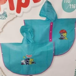 Gloednieuw ???? Woezel En Pip - Kinder - Regenjas - Regenponcho - Lichtblauw - Maat 110/116 - Leeftijd 5/6 Jaar ❤️