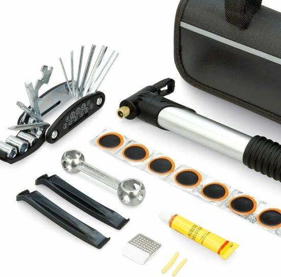 Top 10 ???? QY Fietstas - Met Fietspomp, Multitool En Bandenplakset Fietsgereedschap, Fietsreparatieset - Zwart ???? 3 Top 10 ???? QY Fietstas - Met Fietspomp, Multitool En Bandenplakset Fietsgereedschap, Fietsreparatieset - Zwart ????