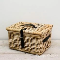Nieuw ???? Migo Styling Fietsmand - Met Deksel - Bakkersmand - 42x32xH23 - Riet - Rotan - Naturel - Leren Riempje ???? -bike shop 550x546 11