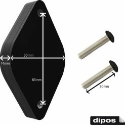 Goedkoop ✨ Dipos Fietshouder Compatibel Met Apple AirTag Fietsmontage Universeel Incl. Schroeven & Montagegereedschap E-fietsmontage Antidiefstal Tracering Zwart ???? -bike shop 550x547 10