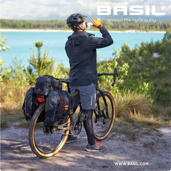 Begroting ✨ Basil Miles Tarpaulin Fietsrugzak - Enkele Fietstas - Zwart - 17 Liter ???? 16 Begroting ✨ Basil Miles Tarpaulin Fietsrugzak - Enkele Fietstas - Zwart - 17 Liter ???? - Afbeelding 14