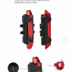 Kopen ???? Eforyou Oplaadbare USB Fiets Verlichting Zadelpost - Rood ???? -bike shop 550x550 114
