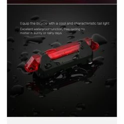 Kopen ???? Eforyou Oplaadbare USB Fiets Verlichting Zadelpost - Rood ???? -bike shop 550x550 116