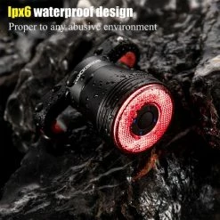 Nieuw ???? Rockbros Slim Fiets Achterlicht, Automatische Rem Sensor, IPx6 Waterdicht LED, Via USB Opladen, Met Zadelbevestiging, Slimme Fietsverlichting ❤️ -bike shop 550x550 145