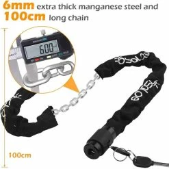 Begroting ❤️ LitaLife Fietsslot Met Sleutel, 6 Mm Dik 100 Cm Lange Stalen Ketting Fietsslot Sleutelgat Met Waterdichte Hoes, 2 Koperen Sleutels Inbegrepen ???? 11 Begroting ❤️ LitaLife Fietsslot Met Sleutel, 6 Mm Dik 100 Cm Lange Stalen Ketting Fietsslot Sleutelgat Met Waterdichte Hoes, 2 Koperen Sleutels Inbegrepen ???? -bike shop 550x550 187