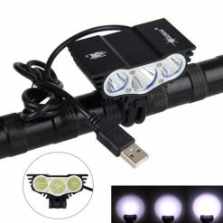 Top 10 ✔️ SolarStorm X3 USB MTB/race LED Koplamp EXTREEM Veel Licht Met 3x CREE T6 LED - USB Aansluiting - (losse Lamp Zonder Voeding) ???? -bike shop 550x550 296