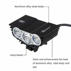 Top 10 ✔️ SolarStorm X3 USB MTB/race LED Koplamp EXTREEM Veel Licht Met 3x CREE T6 LED - USB Aansluiting - (losse Lamp Zonder Voeding) ???? -bike shop 550x550 303