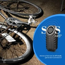 Goedkoop ⭐ Merkloos Fietsalarm Met Afstandsbediening – Waterdicht – Fietsslot - 113dB – SOS Geluid – Geschikt Voor Fiets & E Bike – Alarmsysteem – Scooter Alarm - Zwart ❤️ -bike shop 550x550 332