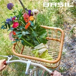 Promo ???? Basil Green Life Fietsmand L - Voor - Ecologisch Rotan - Large - Bruin - 30 Liter ???? -bike shop 550x550 352