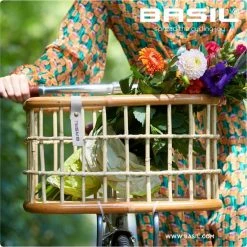 Promo ???? Basil Green Life Fietsmand L - Voor - Ecologisch Rotan - Large - Bruin - 30 Liter ???? -bike shop 550x550 353