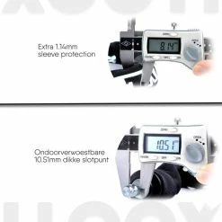 Hete verkoop ⌛ LLOCX.CO LLOCX Insteekslot Van 1 Meter + 2 Sleutels 7mm Roestvrij Staal 1000gr. Aluminium Kettingslot Krasvrij & Scheurvrije Sleeve Rood ✨ -bike shop 550x550 439