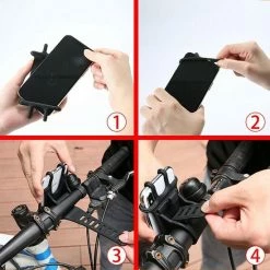 Nieuw ⌛ Case2go - Universele Telefoonhouder Fiets - 4 Tot 6.5 Inch - Grijs ???? -bike shop 550x550 45