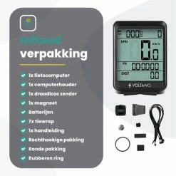 Flash-uitverkoop ✔️ Voltano Draadloze Fietscomputer 2.1 Inch – Zwart – 21 Functies – Waterdicht ???? -bike shop 550x550 471