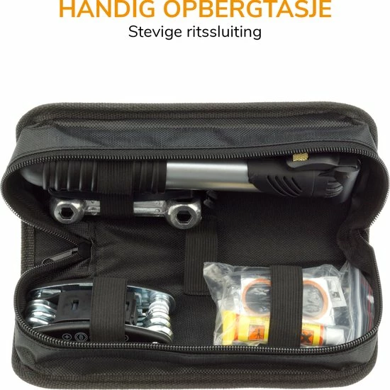 Top 10 ???? QY Fietstas - Met Fietspomp, Multitool En Bandenplakset Fietsgereedschap, Fietsreparatieset - Zwart ???? 9 Top 10 ???? QY Fietstas - Met Fietspomp, Multitool En Bandenplakset Fietsgereedschap, Fietsreparatieset - Zwart ???? - Afbeelding 7