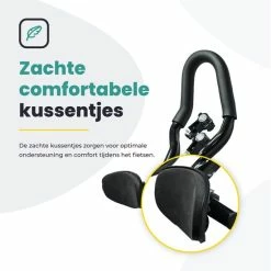Kopen ???? Voltano Verstelbaar Ligstuur Afgerond - Zwart - Aluminium - Opzetstuur / Tijdritstuur - 22,4 / 25,4 ???? -bike shop 550x550 525