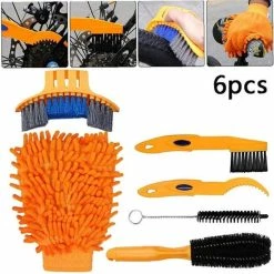 Top 10 ✔️ Merkloos Decopatent® 6 Delige Fiets Onderhoud Set - Fiets Schoonmaak Borstels - Ketting Reiniger - Frame Spons - Mtb - Racefiets - Ebike ???? -bike shop 550x550 54