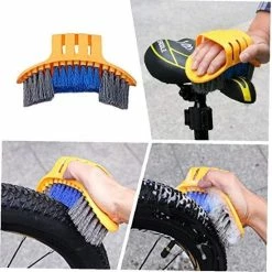 Top 10 ✔️ Merkloos Decopatent® 6 Delige Fiets Onderhoud Set - Fiets Schoonmaak Borstels - Ketting Reiniger - Frame Spons - Mtb - Racefiets - Ebike ???? -bike shop 550x550 55