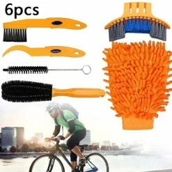 Top 10 ✔️ Merkloos Decopatent® 6 Delige Fiets Onderhoud Set - Fiets Schoonmaak Borstels - Ketting Reiniger - Frame Spons - Mtb - Racefiets - Ebike ???? -bike shop 550x550 58
