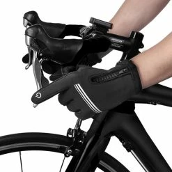 Beste deal ⌛ Wheel Up Fiets Handschoenen | MTB Handschoenen | Wielren Handschoenen | Winter | Lang | Zwart ???? -bike shop 550x550 598